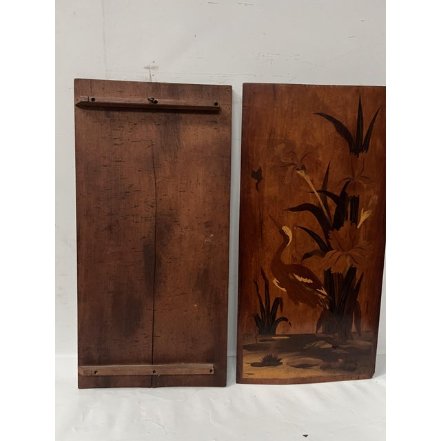 Art Nouveau Marquetry Panels, 1890s, Set of 2 For Sale - Image 17 of 18