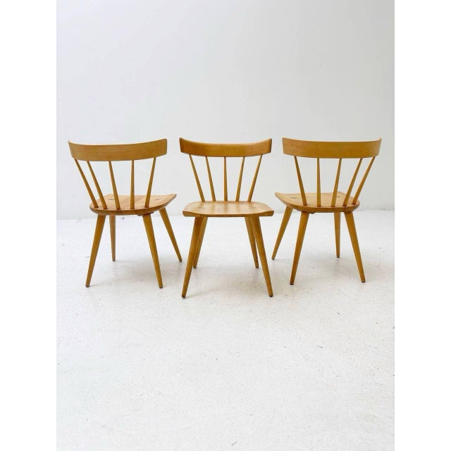 Spindle Chairs by Paul McCobb for Planner Group, 1920s, Set of 4 For Sale - Image 4 of 13