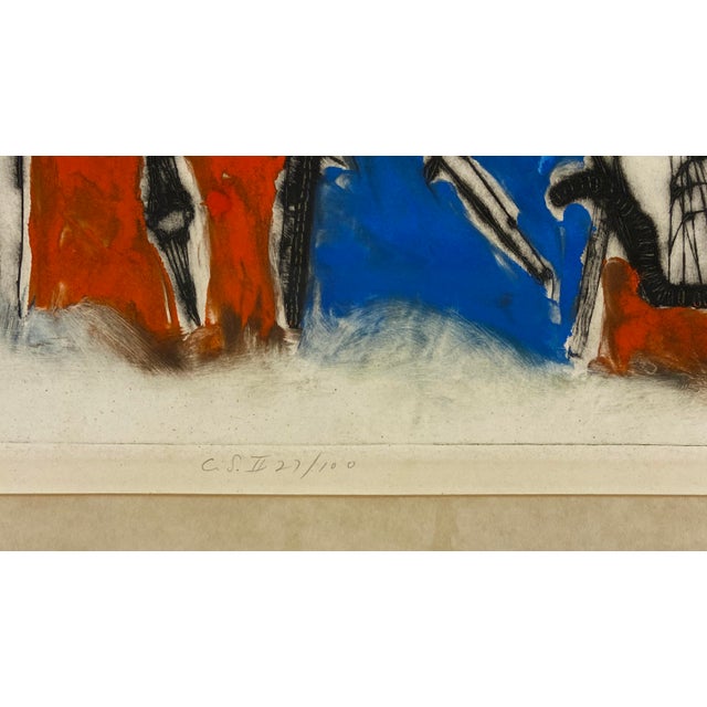 Mid-Century Modern Patricia Jean Burg Color Lithograph For Sale - Image 3 of 7