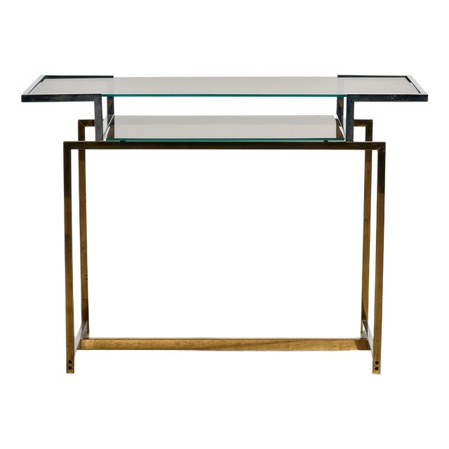 Hungarian Console Table by László Koppány for the Idea Applied Arts Company, 1980s For Sale