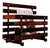 Brazilian Modern Magazine Rack in Rosewood, Unknown, 1960’s For Sale