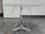 Bespoke Round White Caesarstone Top + Lucite Pedestal Base, 42 Inches For Sale In San Francisco - Image 6 of 12