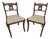 Victorian Chairs in Carved Upholstered Mahogany, 1890, Set of 2 For Sale