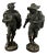 Large Antique Victorian Spelter Figures, 1860, Set of 2 For Sale