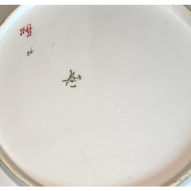 Antique German Fischer & Mieg Pirkenhammer Dinner Plates - Set of 4 For Sale - Image 12 of 15