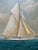 Schooner Yacht Racing Sailing Seascape Oil Painting on Canvas, Unstretched, by D. Tayler For Sale - Image 6 of 7