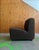 Sinuous Armchair in Brown Fabric, 1960 For Sale - Image 4 of 10