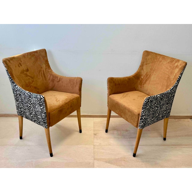 Black Italian Giorgina Armchairs by Giorgetti, 1980s, Set of 2 For Sale - Image 8 of 15