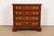 Late 20th Century Henkel Harris Georgian Solid Mahogany Nightstand or Bachelor Chest For Sale - Image 14 of 14