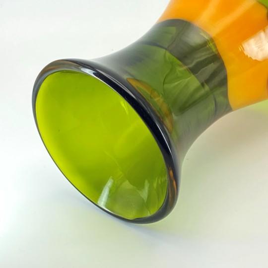 Arte Murano Icet Tall 12¾” Statement Vase (Vintage 1960s, Venezuela) Mid-Century Modern Art Glass For Sale - Image 12 of 18