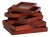 Antique Japanese Wooden Serving Trays, Set of 7 For Sale