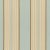 Sample - Schumacher Summerside Stripe Fabric in Aqua For Sale