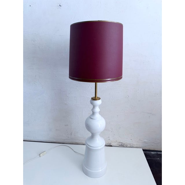 1970s Mid-Century Ceramic Floor Lamp by Margrit Linck, 1960s For Sale - Image 5 of 13