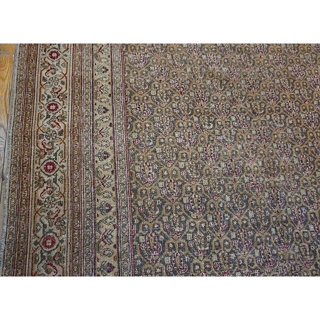 Mid 19th Century N.E. Persian Khorassan Moud Gallery Carpet For Sale - Image 9 of 9