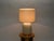 Mid-Century Italian Cream Ceramic and Brass Table Lamp from Tommaso Barbi, 1970s For Sale - Image 13 of 18