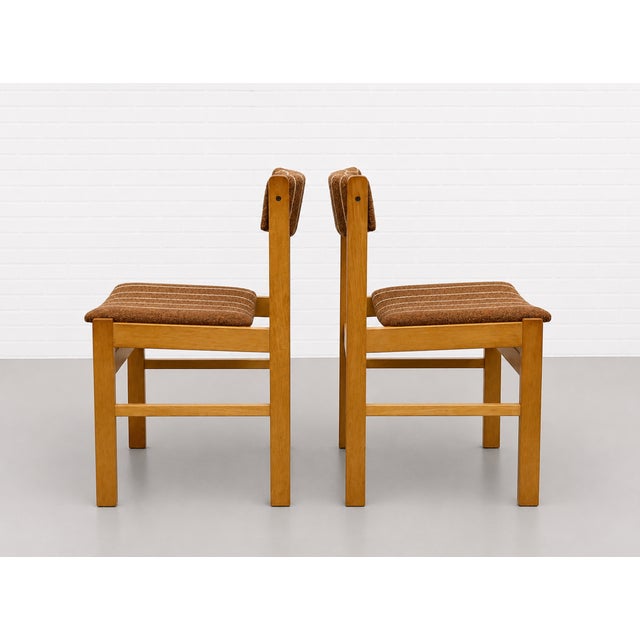 Set of 5 Mid Century Modern Oak Dining Chairs, Made in Denmark, C. 1960s For Sale - Image 12 of 16