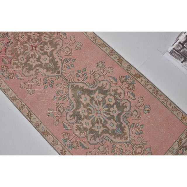 Vintage Oushak Hallway Runner For Sale - Image 9 of 10