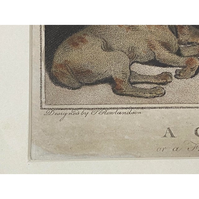 Edward Williams "A College Scene" After Thomas Rowlandson Color Engraving C.1787 For Sale - Image 9 of 13