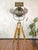 Model 612 The Sputnik Movie Spotlight on Wooden 101 Ama Tripod Floor Lamp by Mole Richardson, 1950s For Sale - Image 9 of 18