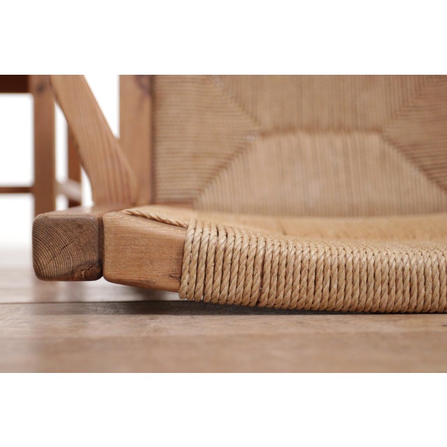 Vintage Danish Dining Chairs in Papercord by Tage Poulsen, 1974, Set of 4 For Sale - Image 18 of 18