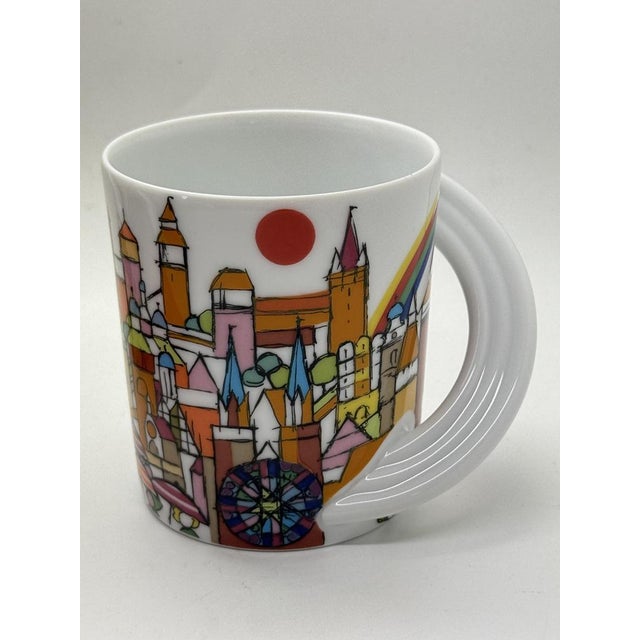 Rosenthal Cupola City Cup Series No. 15 Nuremberg Mug by Fritz Oerter and Mario Bellini for Rosenthal Studio Line, 1990s For Sale - Image 4 of 4