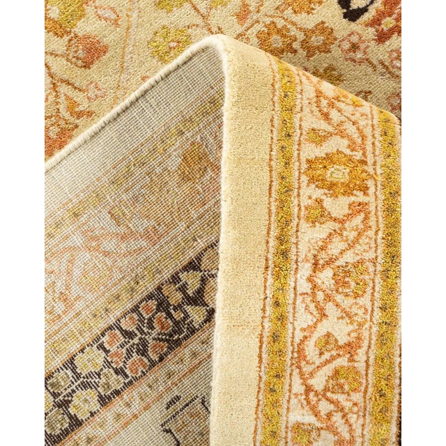 Mogul, One-of-a-Kind Hand-Knotted Area Rug in Ivory, 9' 1" x 12' 0" For Sale In New York - Image 6 of 8