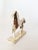 Figurative Vintage Folk Art Cast Iron Pinto Horse Sculpture Objet De Art For Sale - Image 3 of 11