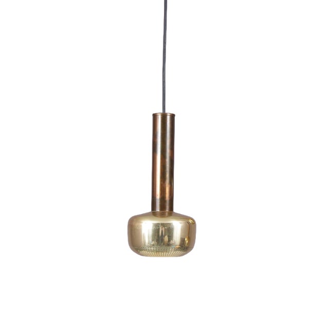 Vl56″ Lamp in Brass by Vilhelm Lauritzen for Louis Poulsen, Denmark, 1950s For Sale