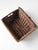 Brown Vintage Wicker Storage Basket For Sale - Image 8 of 9