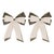 Kenneth Ludwig Chicago Double Bow Ornament (Set of 2) For Sale - Image 4 of 4