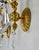 C..2000 Marvin Alexander French Baltic-Style Gilded Bronze & Crystal Embellished 2-Arm Wall Sconces -Pair For Sale - Image 9 of 12