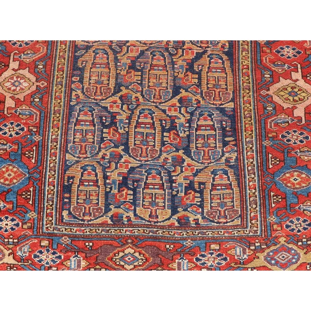 Antique Persian Kurdish Rug With Vibrant All-Over Design 3'10 X 5'10 For Sale - Image 4 of 11