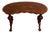 Antique Victorian Burr Walnut Kidney Shaped Side Table by Richardson and Sons, 1860 For Sale