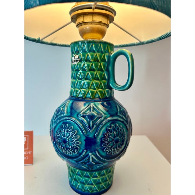 Metal Small Wireless Table Lamp from Bay Keramik, 1960s For Sale - Image 7 of 10