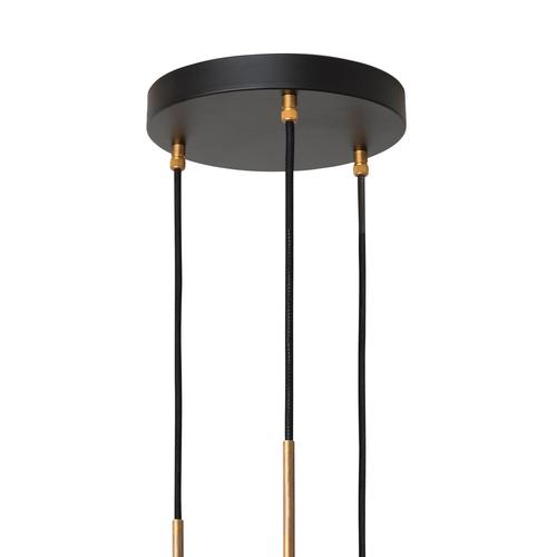 Black Brass STAV 3 Ceiling Lamp by Johan Carpner for Konsthantverk For Sale - Image 3 of 11