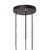 Black Brass STAV 3 Ceiling Lamp by Johan Carpner for Konsthantverk For Sale - Image 3 of 11