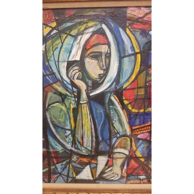 Original Irving Amen Oil Painting. The artist is an American Painter born in 1918 in New York NY. He died 2011. You can...