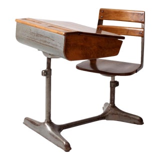 Vintage School Desk For Sale