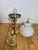 Vintage Table Lamp in Polished Brass with Frosted Glass Dome from Peill & Putzler, 1960s For Sale - Image 4 of 8
