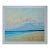 Serene Coastal Abstract Beach Scene - Original Oil, Unstretched Canvas, by Arciero For Sale