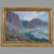 Textile 1920s Mountain Landscape Oil Painting by Jean Mannheim, Framed For Sale - Image 7 of 7