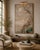 Brown Japanese Plum Blossoms in Moonlight by Sō Shizan, Japanese Art, 20" X 30" For Sale - Image 8 of 12