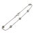Diamond Station Bracelet 14kt White Gold 0.90ctw 7in New For Sale