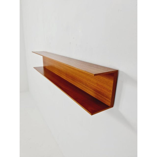 Long German Hanging Shelf by Wilheilm Renz for Walter Renz, 1960s For Sale - Image 11 of 11