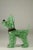 Art Deco Italian Pulegoso Green Murano Glass Terrier Dog Animal, 1930s, in Flawless conditions. Designed 1920 to 1949