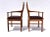 1970s Mid Century Modern Rosewood Walnut Chairs by Lane For Sale - Image 5 of 8