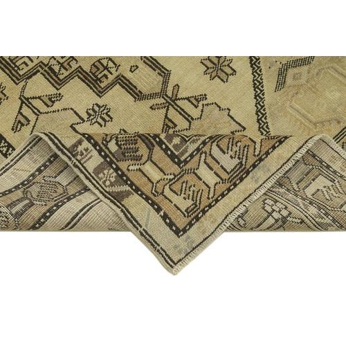 Vintage Hand-Knotted Wool Rug For Sale - Image 6 of 7