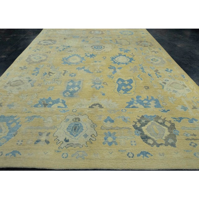 Turkish Oushak Rug 9'11" x 13'11" #18610 Explore a curated collection of hallway runners, wool rugs, and handmade...