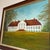Wood Danish Manor House, Framed Oil on Canvas For Sale - Image 7 of 11