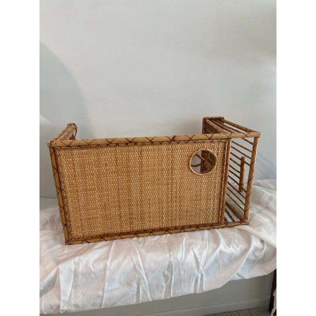 Fabulous Vintage Bamboo bed tray, exuding the timeless elegance of Chinoiserie craftsmanship. Crafted with meticulous...